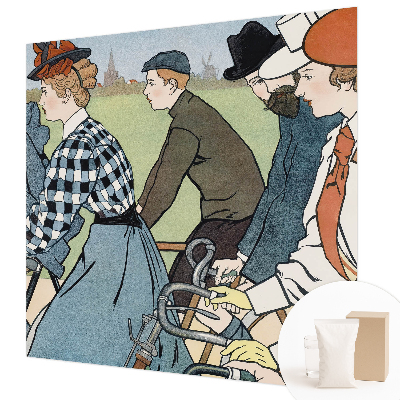 Fényképes tapéta Veterán kerékpárosok