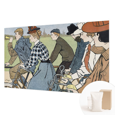 Fényképes tapéta Veterán kerékpárosok