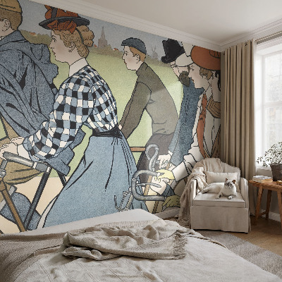 Fényképes tapéta Veterán kerékpárosok