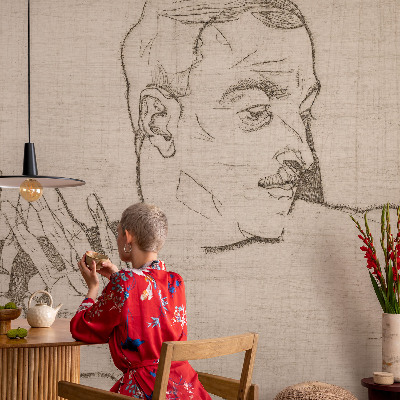 Vlies fotótapéta falra Megkülönböztető karakter