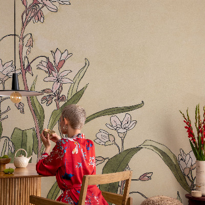 Flíz fotótapéta Virágos elegancia