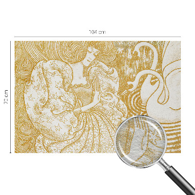 Nyomtatott vlies fotótapéta Női elegancia