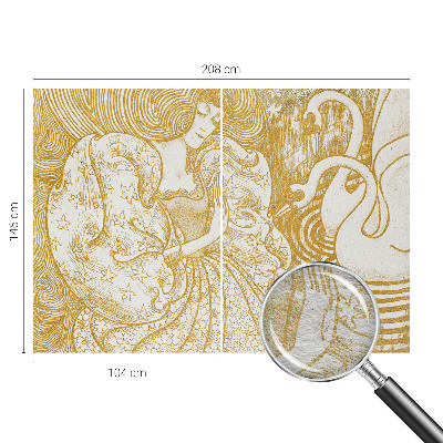 Nyomtatott vlies fotótapéta Női elegancia