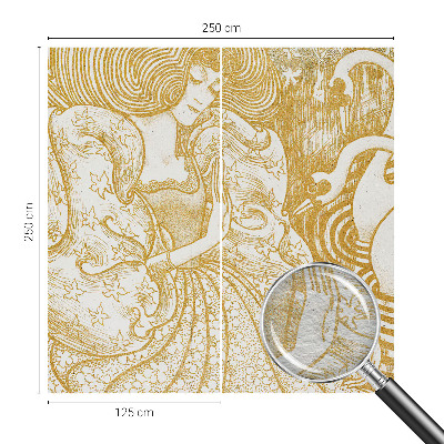 Nyomtatott vlies fotótapéta Női elegancia