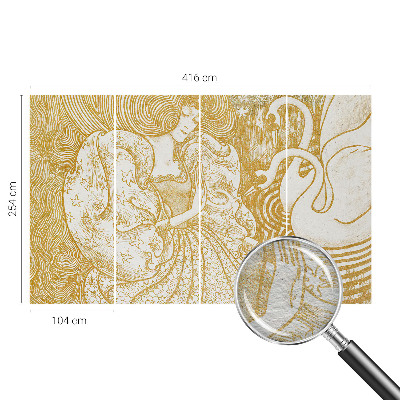 Nyomtatott vlies fotótapéta Női elegancia