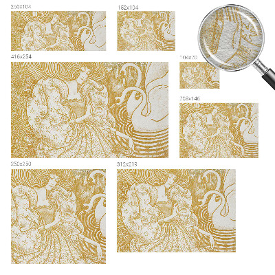 Nyomtatott vlies fotótapéta Női elegancia