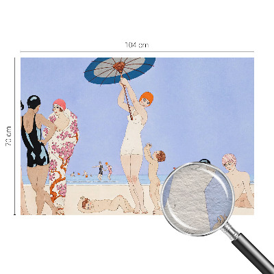 Fotótapéta nappaliba Retro strand