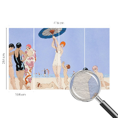 Fotótapéta nappaliba Retro strand