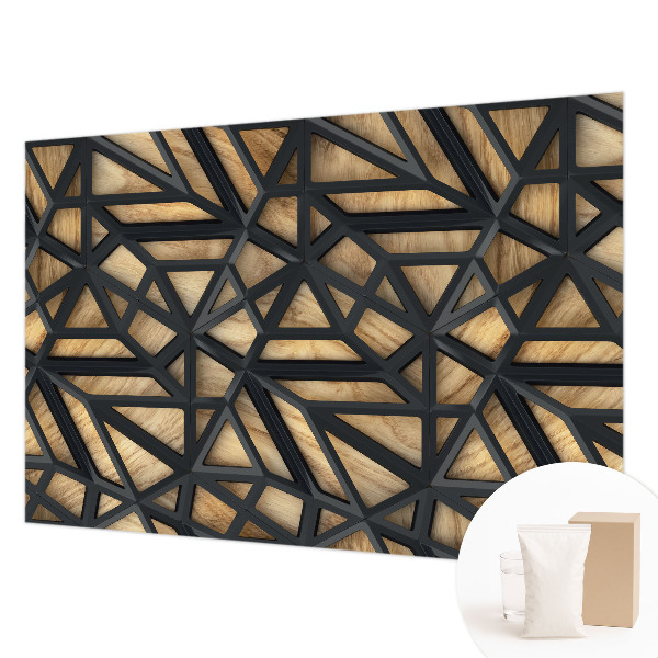 Fotótapéta méretre nappaliba Geometriai kapcsolat