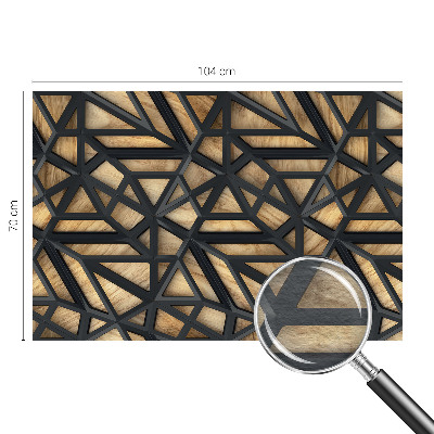 Fotótapéta méretre nappaliba Geometriai kapcsolat