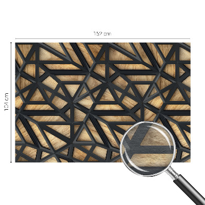 Fotótapéta méretre nappaliba Geometriai kapcsolat