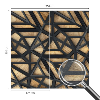 Fotótapéta méretre nappaliba Geometriai kapcsolat