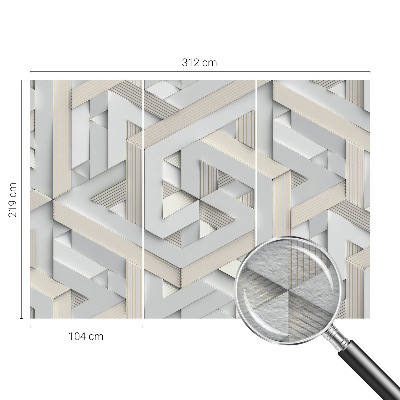 Modern fotótapéta Illuzórikus formák