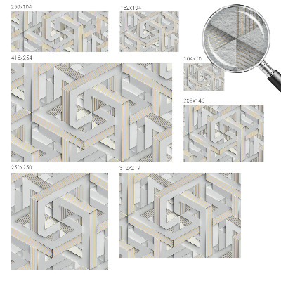 Modern fotótapéta Illuzórikus formák