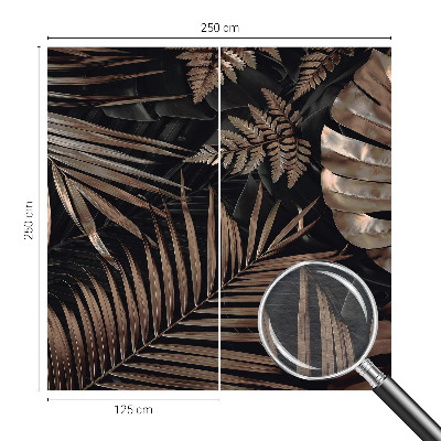 Modern fotótapéta méretre Egzotikus levelek