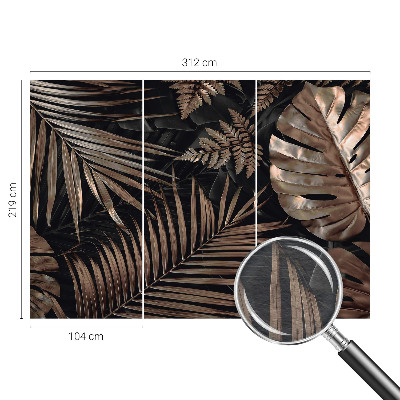 Modern fotótapéta méretre Egzotikus levelek