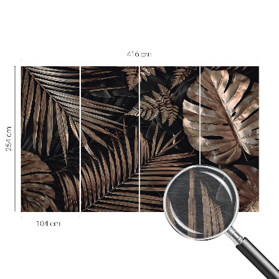 Modern fotótapéta méretre Egzotikus levelek