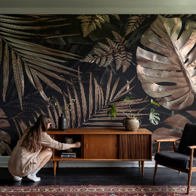 Modern fotótapéta méretre Egzotikus levelek