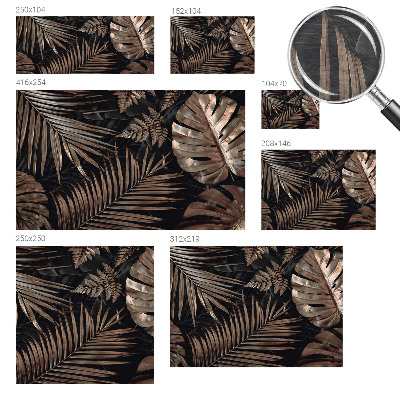 Modern fotótapéta méretre Egzotikus levelek