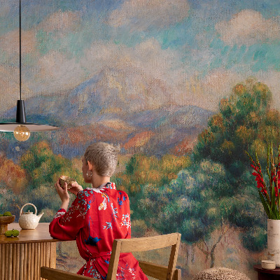 Vlies fotótapéta nappaliba Hegyi táj