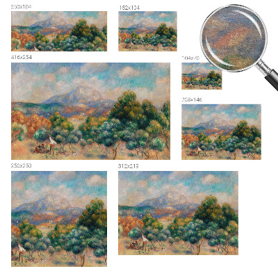 Vlies fotótapéta nappaliba Hegyi táj