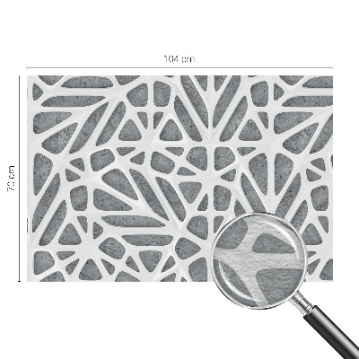 Vlies fotótapéta hálószobába Geometriai hálózat