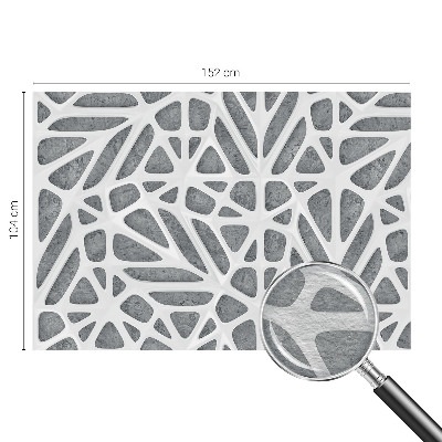 Vlies fotótapéta hálószobába Geometriai hálózat