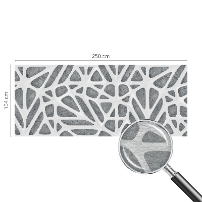 Vlies fotótapéta hálószobába Geometriai hálózat