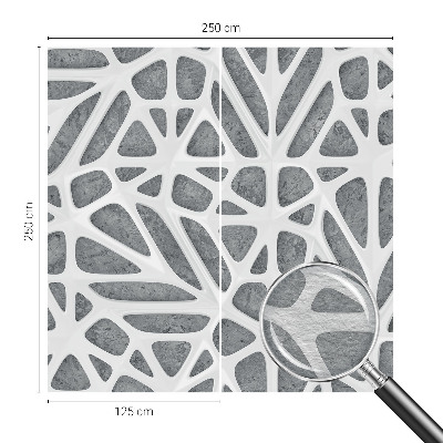 Vlies fotótapéta hálószobába Geometriai hálózat