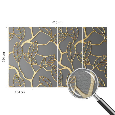 Poszter tapéta falra Elegáns levelek