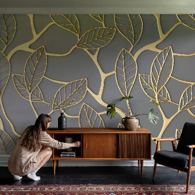 Poszter tapéta falra Elegáns levelek