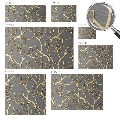 Poszter tapéta falra Elegáns levelek