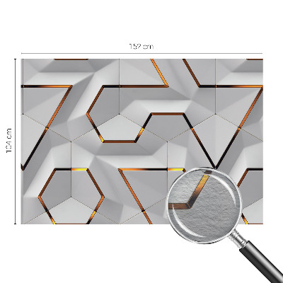 Fotótapéta hálószobába Háromdimenziós minták