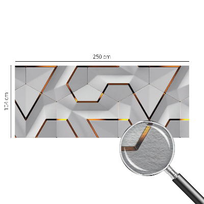 Fotótapéta hálószobába Háromdimenziós minták