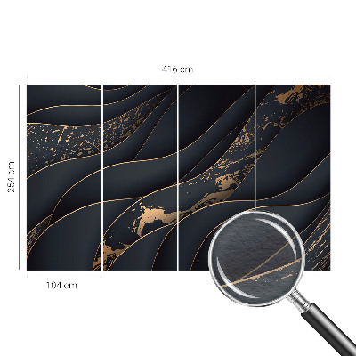 Fotótapéta nappaliba Elegáns hullámok