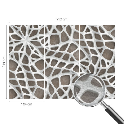 Fotótapéta méretre Geometriai hálózat