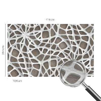 Fotótapéta méretre Geometriai hálózat