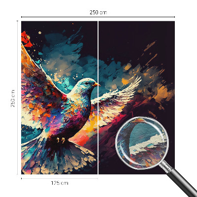 Dekor fotótapéta Színes madár