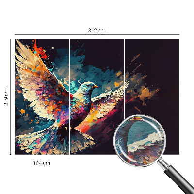 Dekor fotótapéta Színes madár