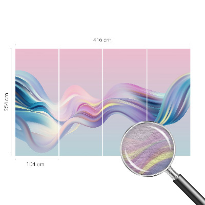 Óriás fotótapéta Színes hullámok