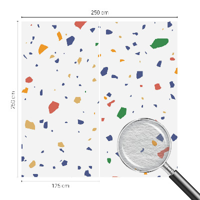 Vlies alapú fotótapéta Szivárvány darabok