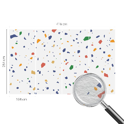 Vlies alapú fotótapéta Szivárvány darabok
