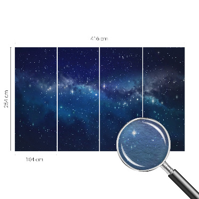 Fotótapéta nappaliba Csillagos éjszaka