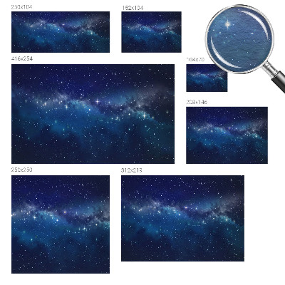 Fotótapéta nappaliba Csillagos éjszaka