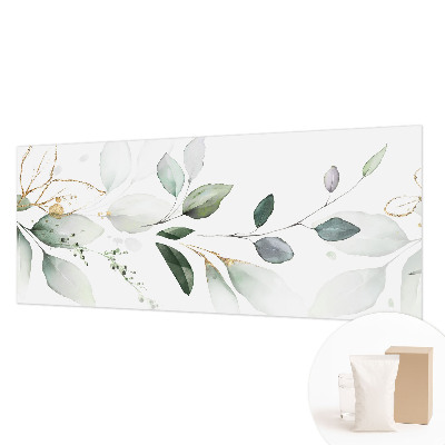 Fotótapéta méretre nappaliba Zöld levelek