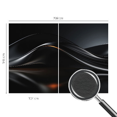 Fotó poszter tapéta Fémes hullámok