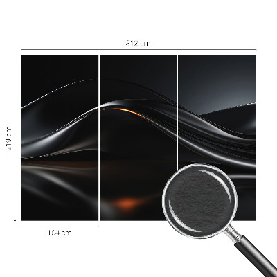 Fotó poszter tapéta Fémes hullámok