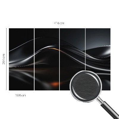 Fotó poszter tapéta Fémes hullámok