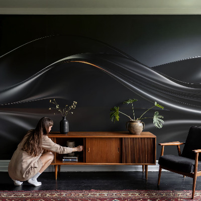 Fotó poszter tapéta Fémes hullámok