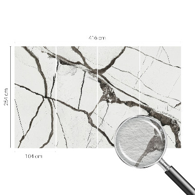 Vlies fotótapéta nappaliba Márvány repedések
